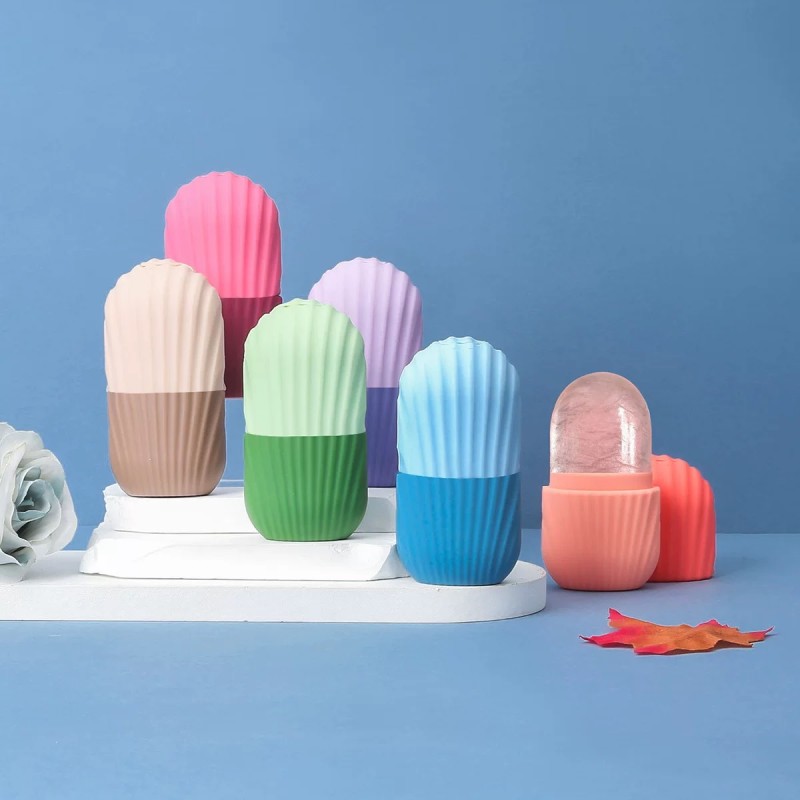 Factory Ice Roller Face Massage Silicone Ice Cube Skin Care Tool