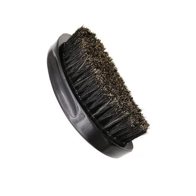 Pure Boar Bristles Pocket Beard Brush Solid Wood  Handle With Firm Bristles Beard Brush for Men
