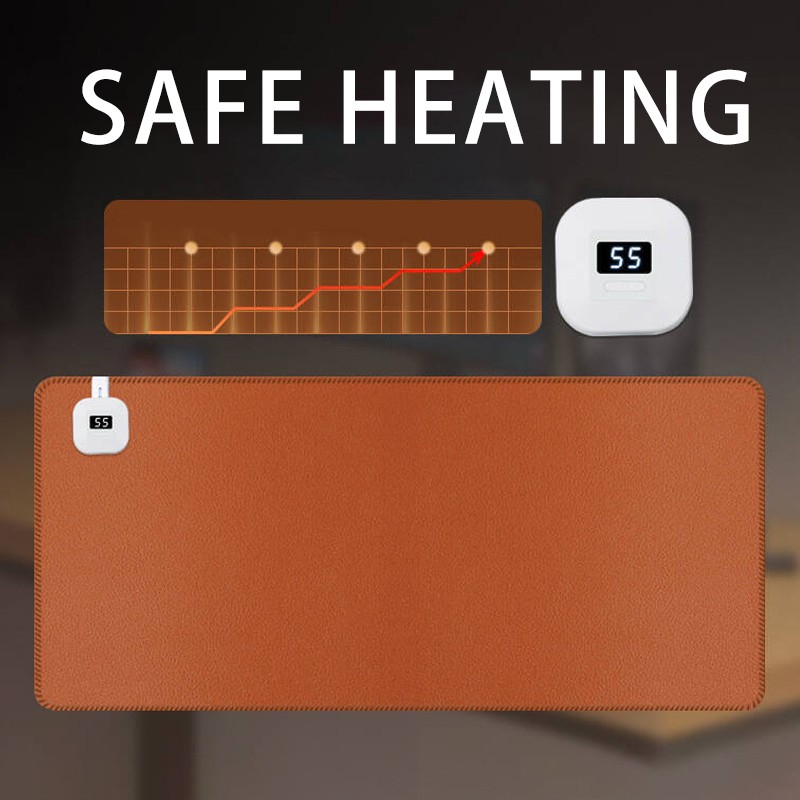 PC Players Winter Heated Mouse Pad Warm Wrist Heated Mouse Pad Gaming Mouse Pad Office and Home