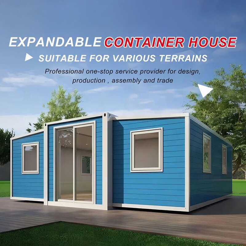 Prefabricated Expandable House Container Manufacturer - 40ft Cheap Luxury 3 Bedrooms