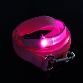 USB Rechargeable LED Dog Leash Manufacturer - Custom Logo Night Walking Glowing