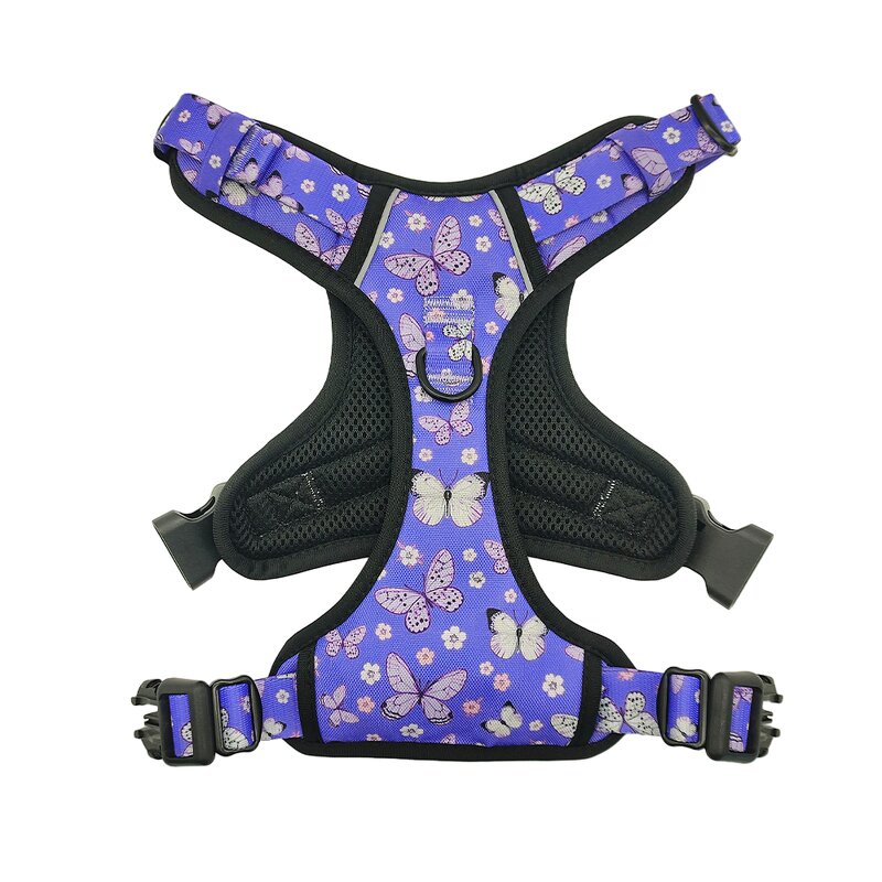 Printed Dog Harness Set Manufacturer - No Pull Personalized Pet Accessories