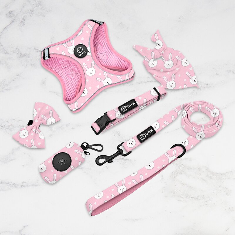 Step-in Dog Harness Manufacturer - Air Mesh Plaids Tweed Adjustable Training Vest