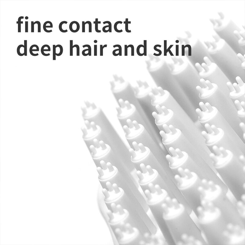 Pets Fur Hair Removal Comb Manufacturer - Soft Rubber Massage Brush Grooming