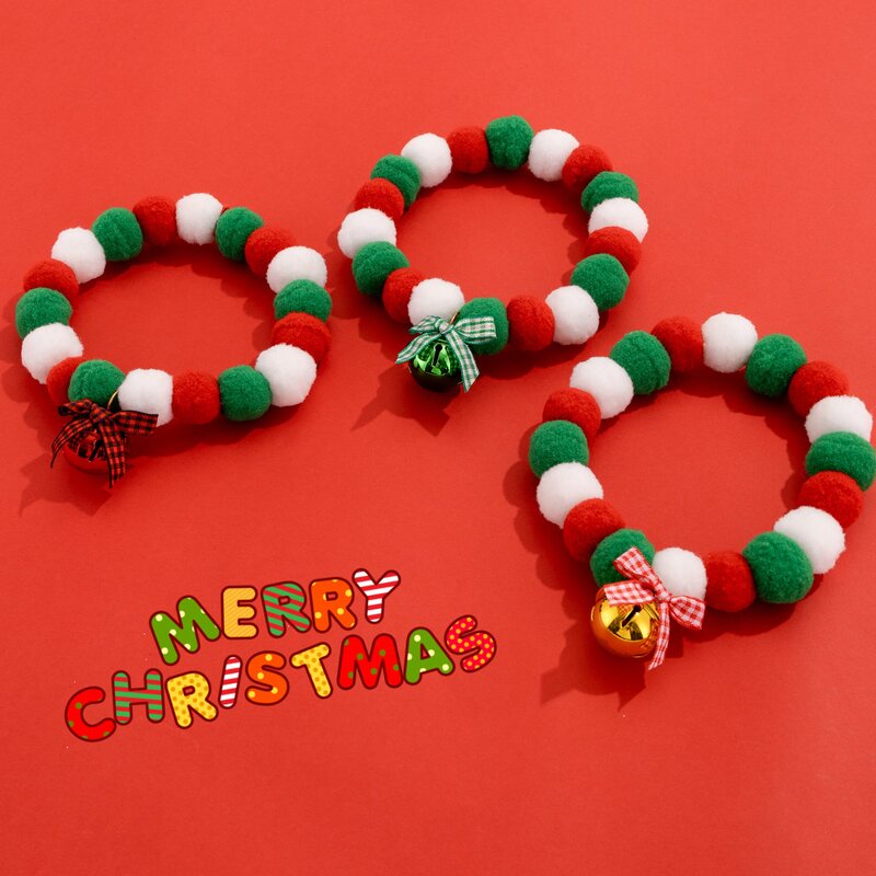 Knitted Christmas Pet Set Manufacturer - 2025 New Design Scarf Hat INS Style