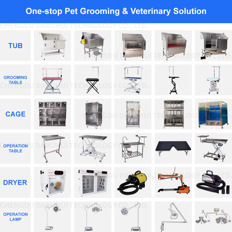 Stainless Steel Veterinary Cage Manufacturer - DRH Wholesale Three-Storey Thirteen Compartments