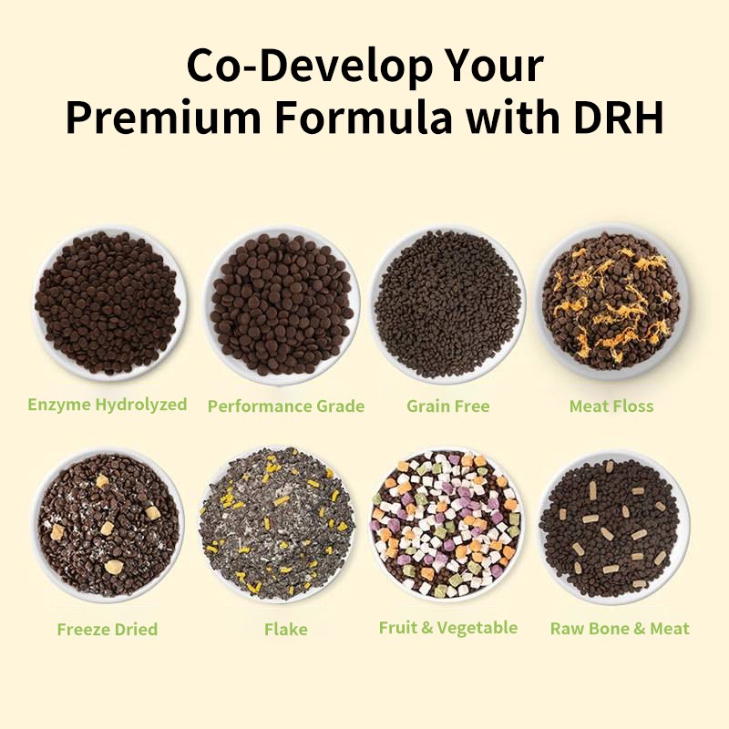 Kitten Growth Dry Food Manufacturer - DRH Wholesale DHA Small Kibble Balanced Vitamins