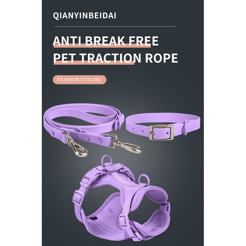 No Pull Dog Harness Set Manufacturer - OKKPETS Waterproof Breathable Air Cloth Custom