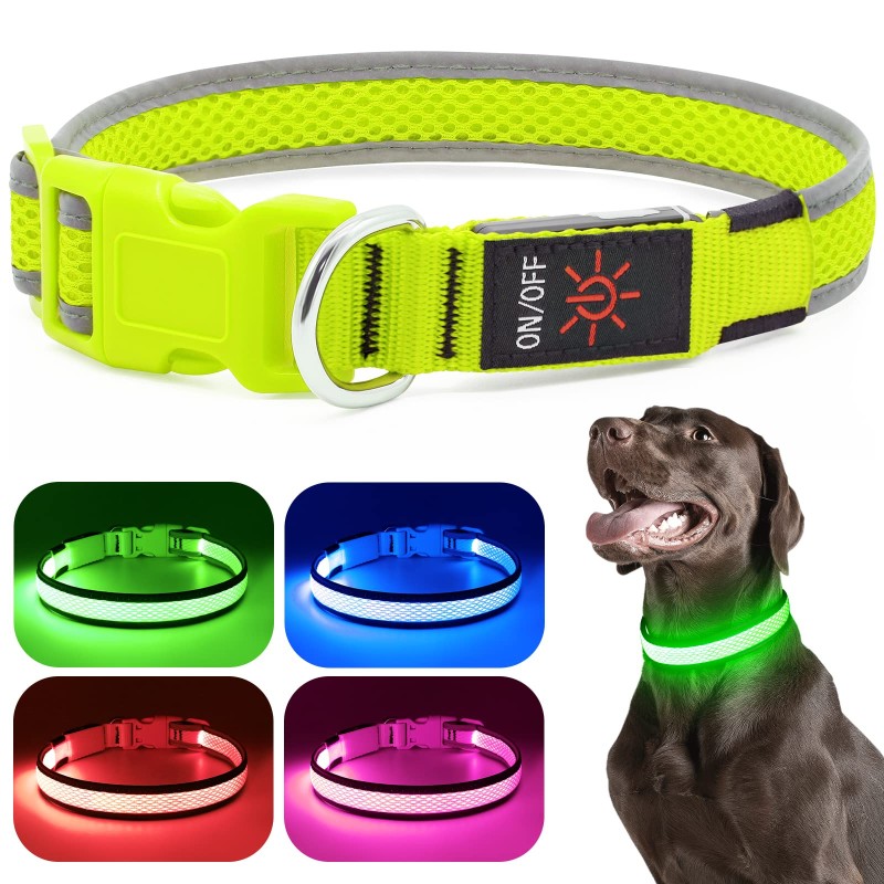 LED Dog Collar Manufacturer - New Arrival Reflective for Night Pet Outing