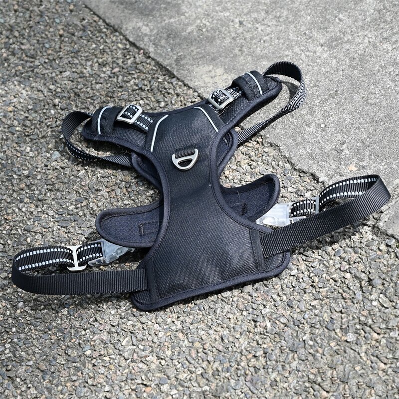 No Pull Dog Harness Set Manufacturer - Hot Sale Reflective Tough Adjustable Training
