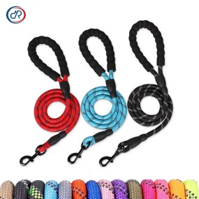 Heavy Duty Dog Leash Manufacturer - Colorful Reflective Nylon Rope Hands Free