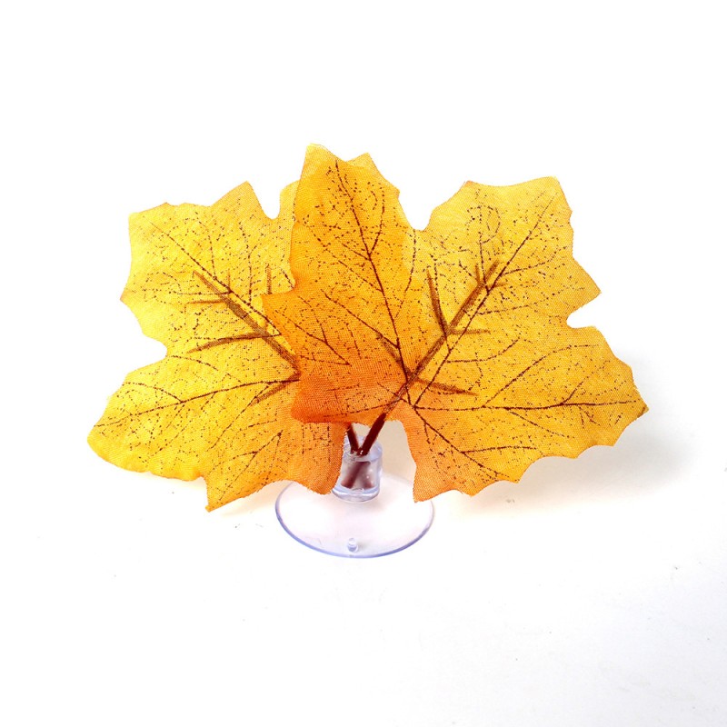 Fish Tank Aquarium Decoration Manufacturer - DRH Hot Sale Fighting Fish Spawning Leaf