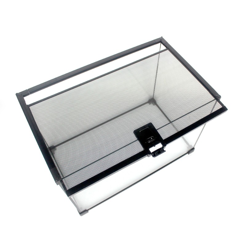 Glass Reptile Enclosure Manufacturer - DRH Rainforest Tank with Ventilation Mesh Locks