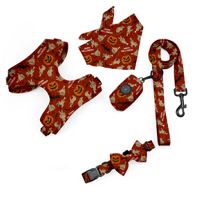 Halloween Dog Harness Set Manufacturer - OKKPETS 2025 Adjustable No Pull Custom