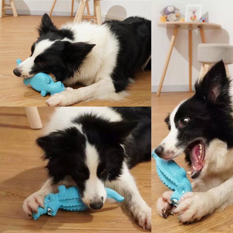 Rubber Crocodile Dog Chew Toy Manufacturer - Vocal Interactive Training Durable Bite