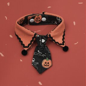Halloween Christmas Pet Collar Set Manufacturer - Wholesale Custom Bow Tie Xmas Party