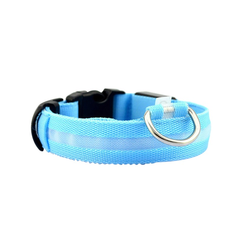 Rechargeable LED Dog Collar Manufacturer - Luminous Fluorescent Nylon Safety