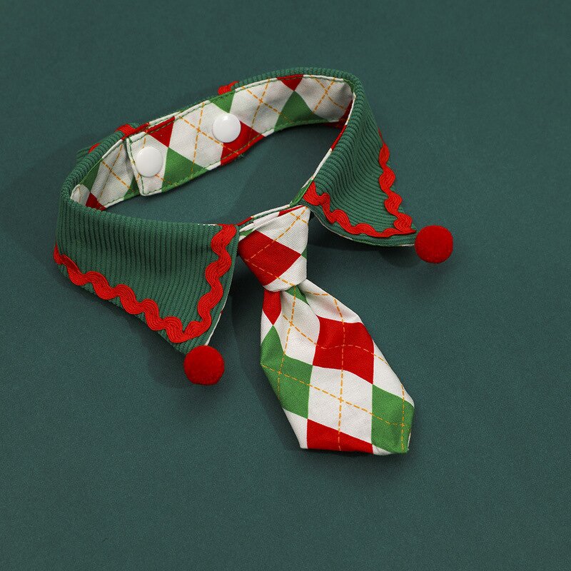 Halloween Christmas Pet Collar Set Manufacturer - Wholesale Custom Bow Tie Xmas Party