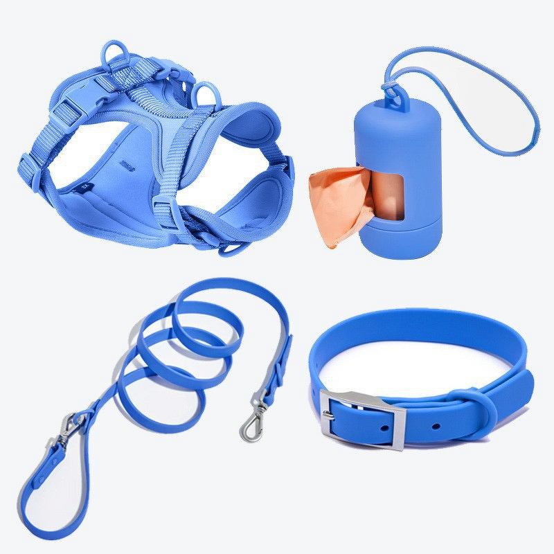 No Pull Dog Harness Set Manufacturer - OKKPETS Waterproof Breathable Air Cloth Custom