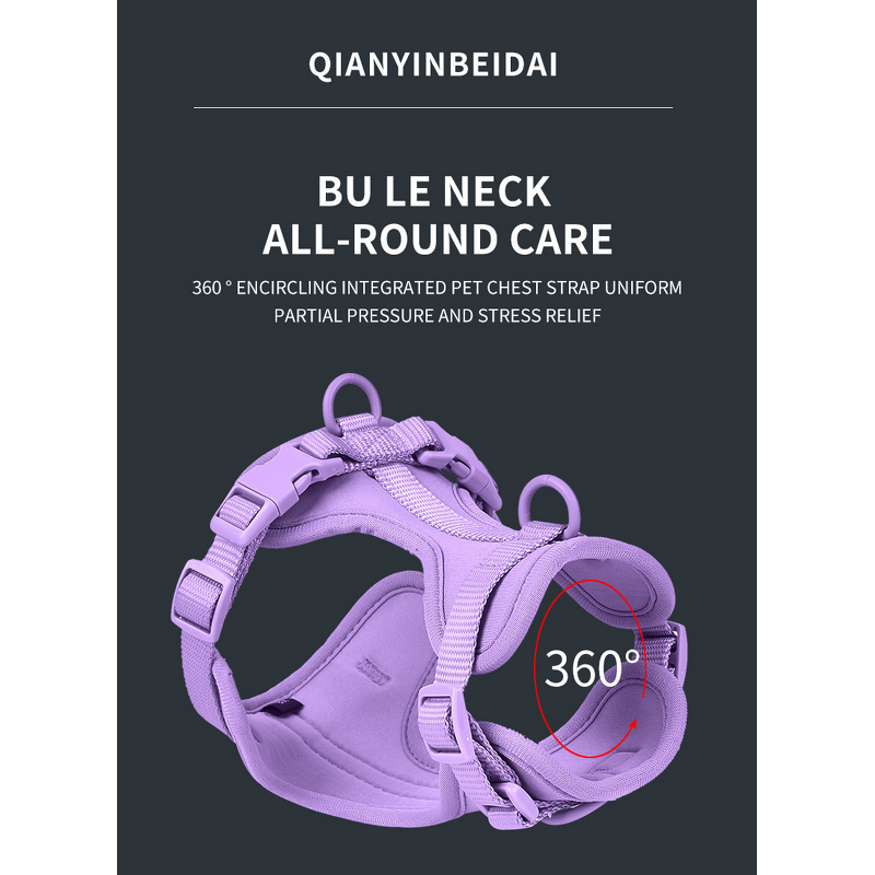No Pull Dog Harness Set Manufacturer - OKKPETS Waterproof Breathable Air Cloth Custom