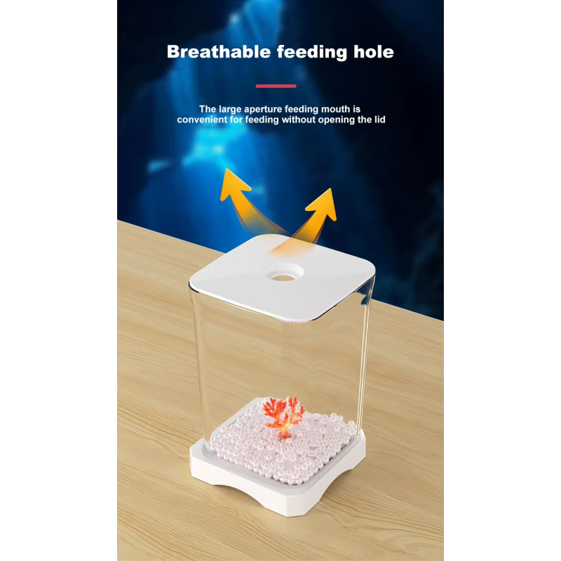 Glass Fish Tank Manufacturer - OKKPETS New Arrival Ultra White Filter Change-free