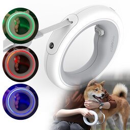 Automatic Retractable Dog Leash Manufacturer - New Design LED Outdoor Training UFO