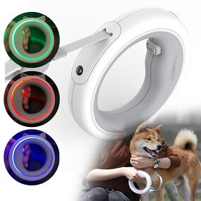 Automatic Retractable Dog Leash Manufacturer - New Design LED Outdoor Training UFO