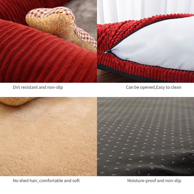 Eco-friendly Pet Bed Mats Manufacturer - Soft Comfortable Cloth Sofa Easy Cleaning