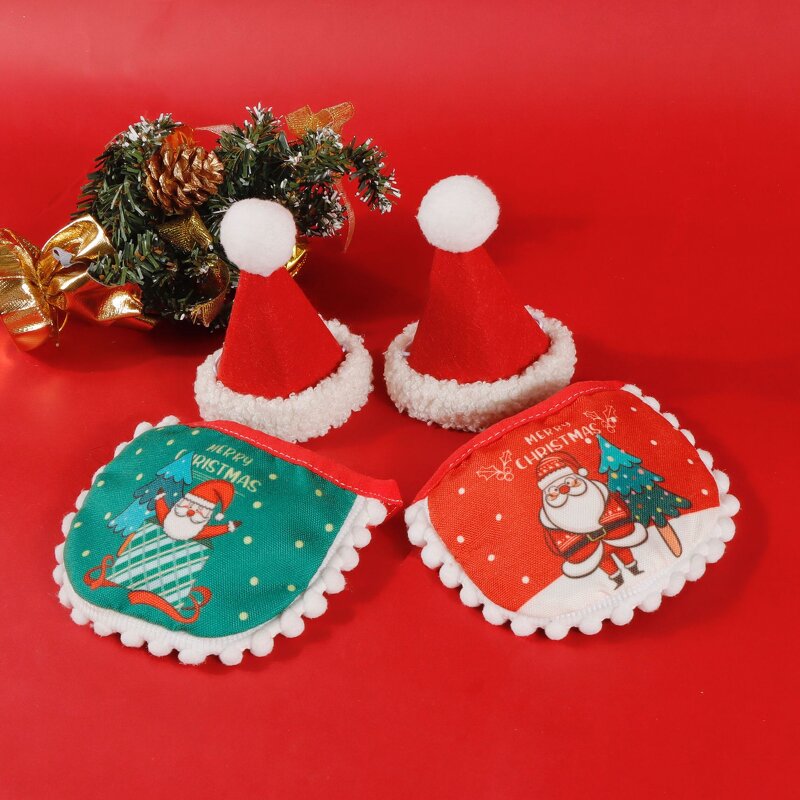 Knitted Christmas Pet Set Manufacturer - 2025 New Design Scarf Hat INS Style