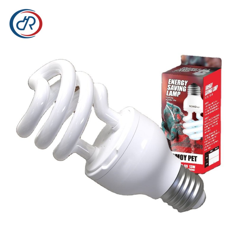 Reptile UVB Lamp Manufacturer - High Quality 13w White Spiral Energy Saving