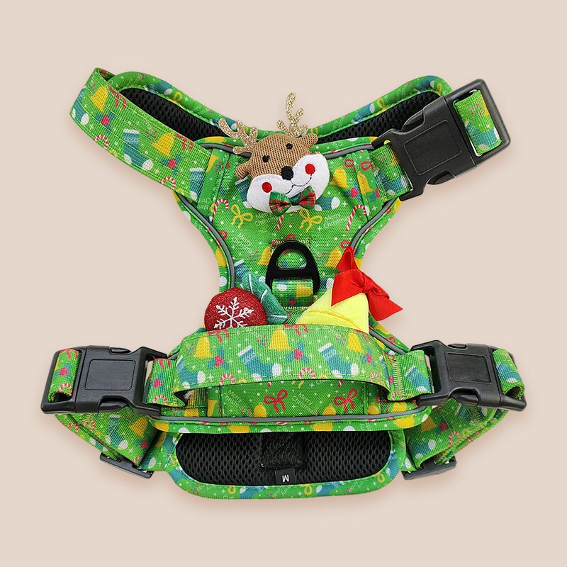 Printed Dog Harness Set Manufacturer - No Pull Personalized Pet Accessories