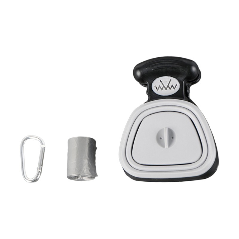 Foldable Pet Poop Scoop Manufacturer - Silicone Plastic Cleaner With Bag Holder