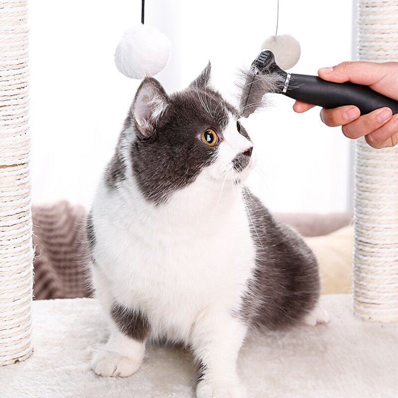 Self-cleaning Pet Comb Manufacturer - Luxury High Quality Stainless Steel Quick Release