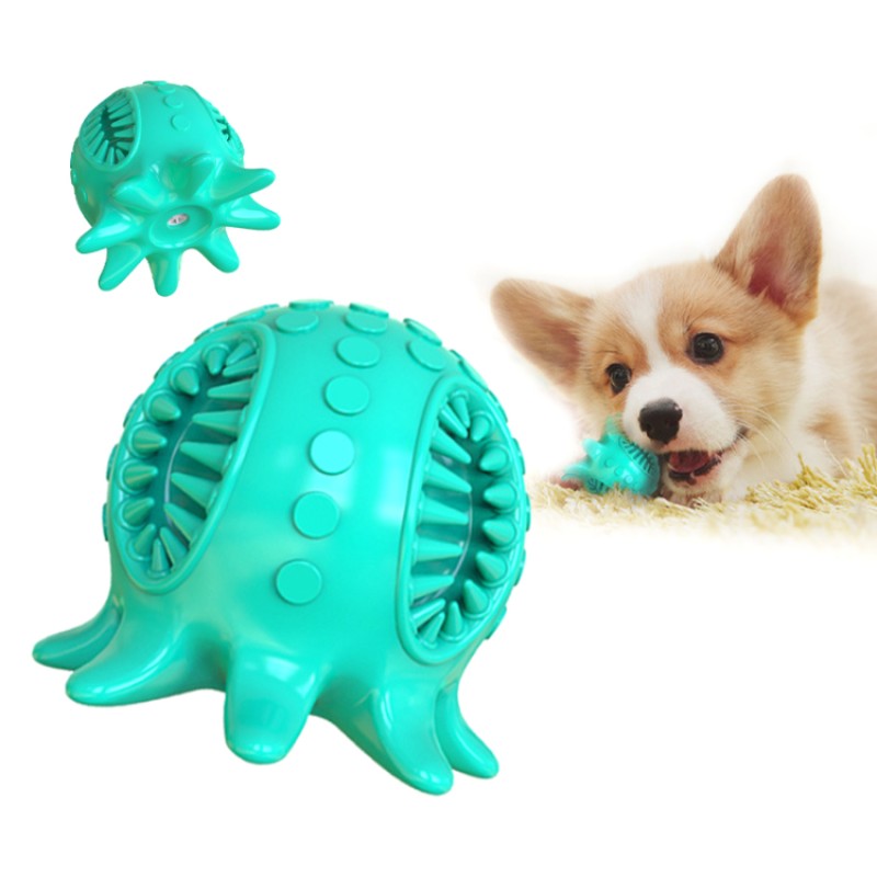 Dog Dental Care Toy Manufacturer - Interactive Octopus Eco-friendly Squeaky Toothbrush