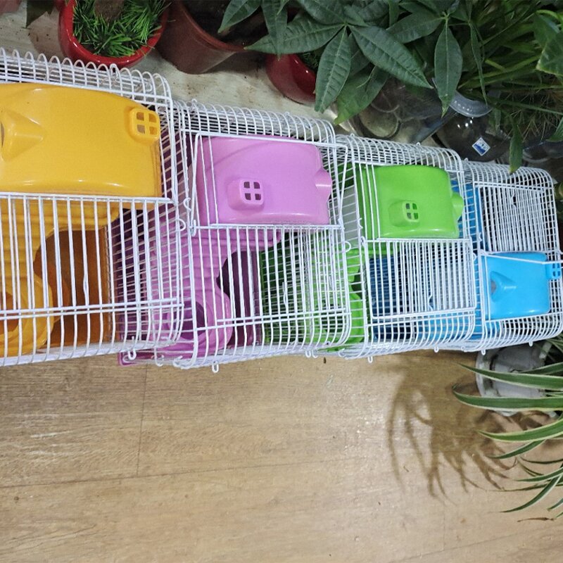 Portable Hamster Cage Manufacturer - Small Castle Double Storey Villa with Cabin