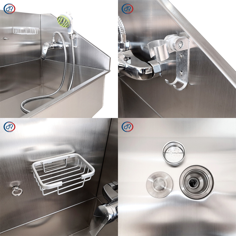 Pet Bathing Tub Manufacturer - DRH Lowest Price Stainless Steel Multifunction