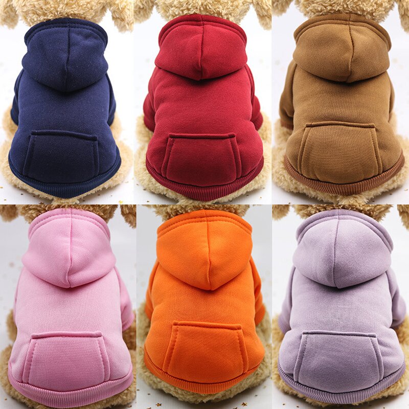 Dog Cat Hoodie Manufacturer - Warm Autumn Winter Coat Cotton with Pocket