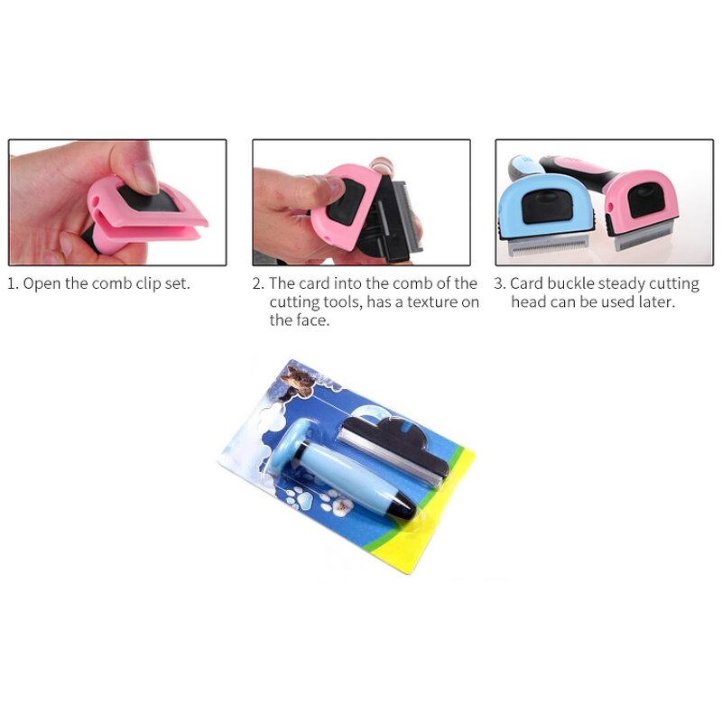 Self-cleaning Pet Comb Manufacturer - Luxury High Quality Stainless Steel Quick Release