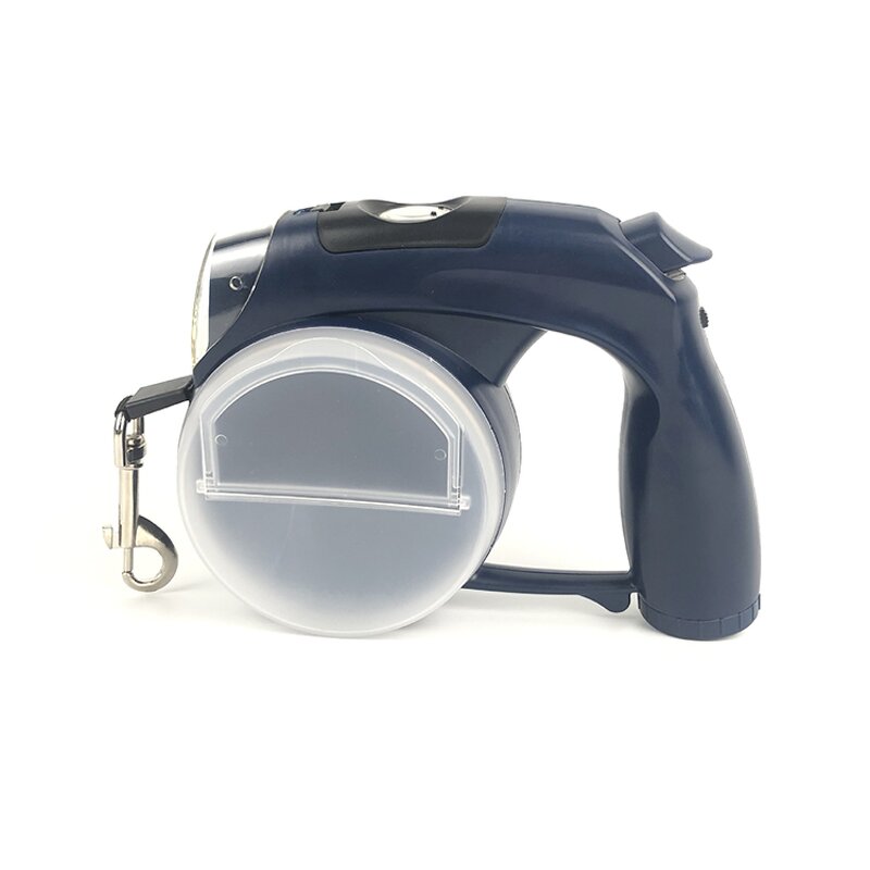 Automatic Retractable Dog Leash Manufacturer - with LED Flashlight Poop Bag Bowl