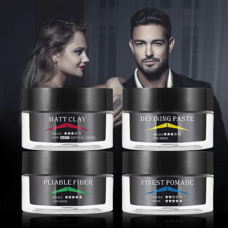 Hair Styling Set Supplier - Private Label Edge Control Clay Pomade