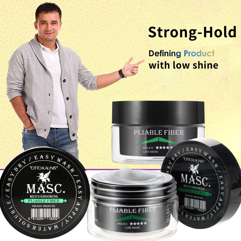 Fiber Hair Clay Manufacturer - Pliable Low Shine Organic Argan Oil