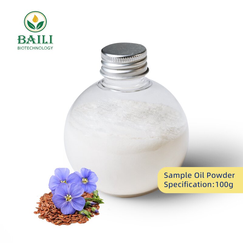 Flaxseed Oil Powder Manufacturer - Hot Sale Pure Natural High Quality Food Grade