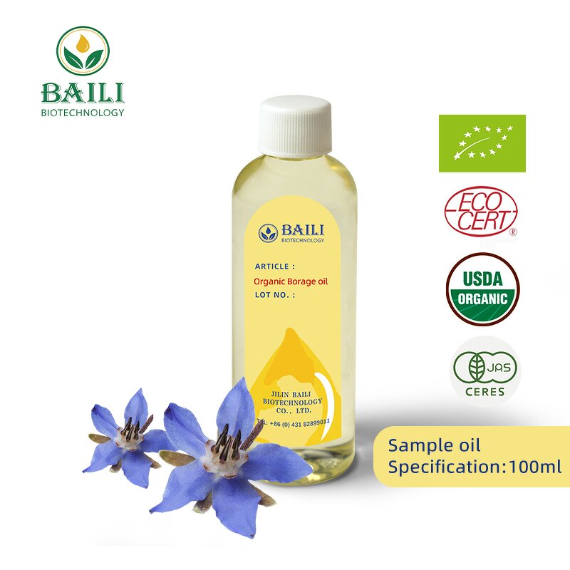 Organic Borage Oil Manufacturer - Bulk Factory Supply Drum 20 Kg Cheap Price