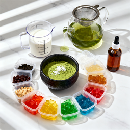 Matcha Powder Supplier - Tapioca Balls Bubble Tea Halal Certified 500g