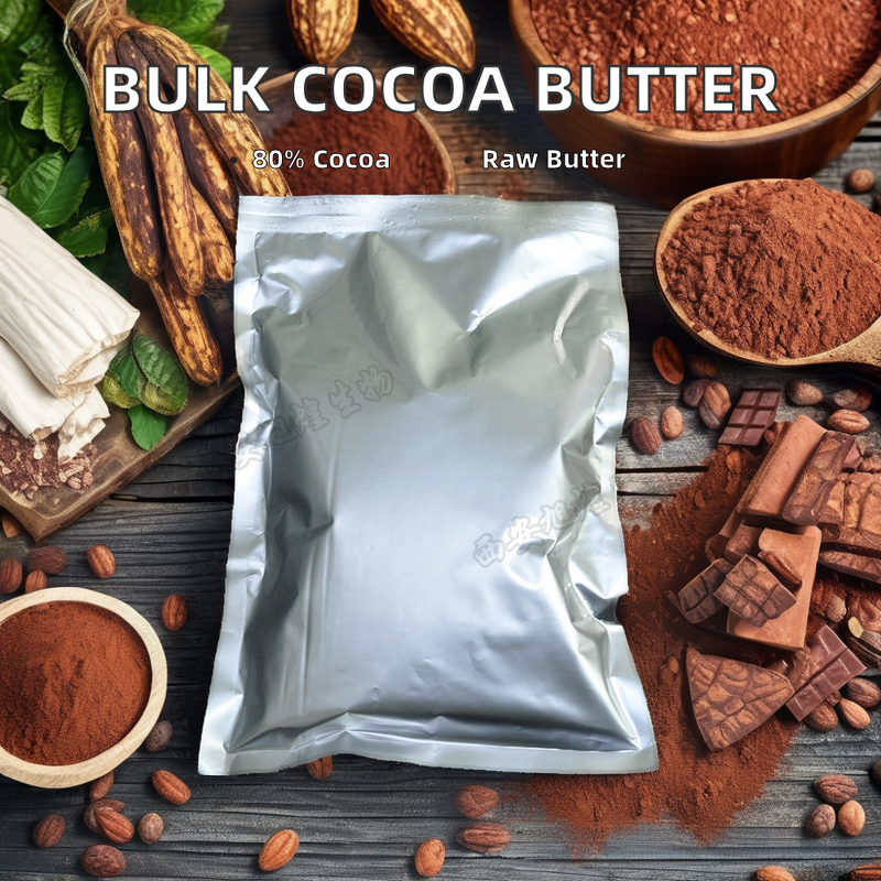 Raw Cocoa Butter Supplier - Wholesale 99% Natural Bulk Box Bag Packaging