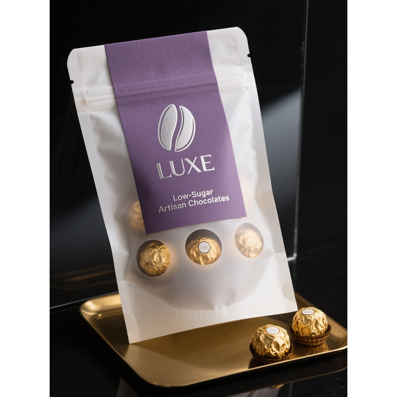 Milk Chocolate Bar Factory - Sugarless Style with Fruit Nut Halal Certified