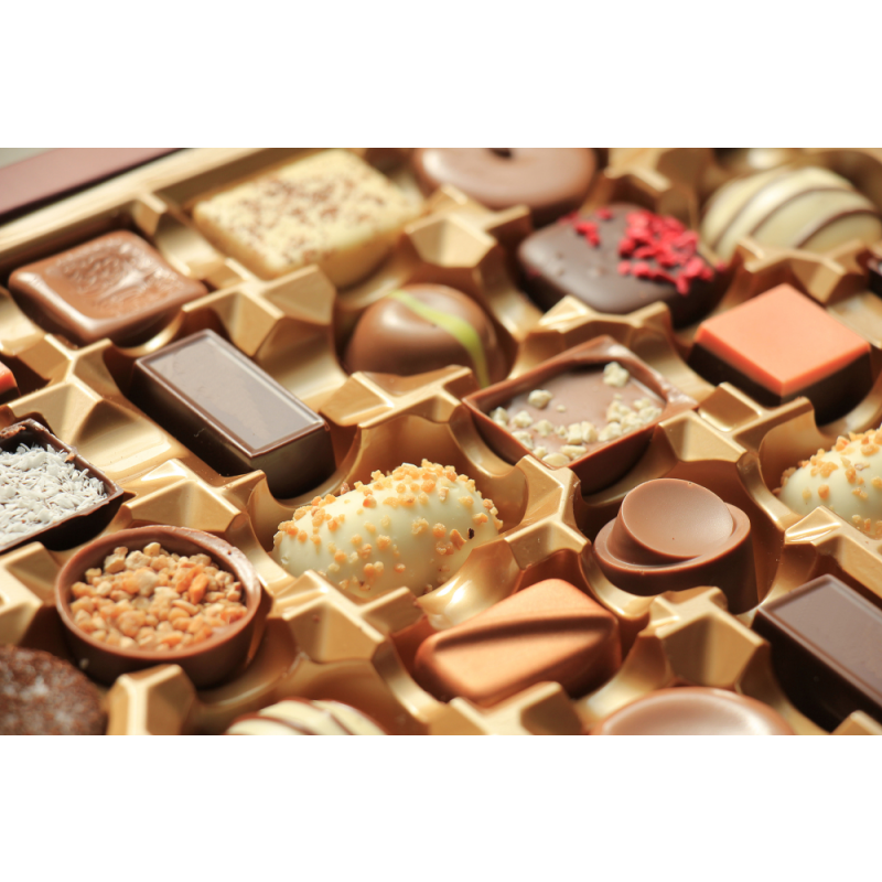 Solid Chocolate Manufacturer - Unsweetened Milk Flavored Cartoon Pattern