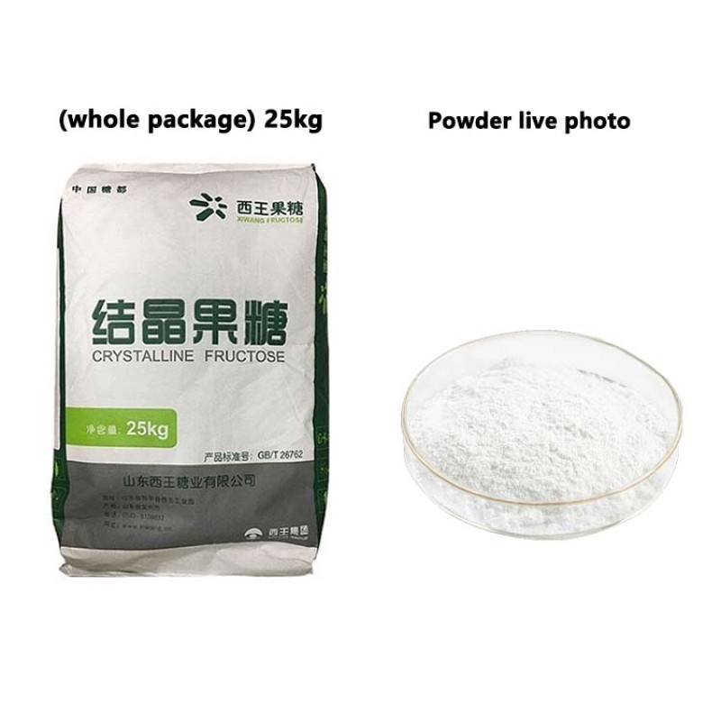25kg/bag White Powder Crystalline Fructose Factory Price With Free Sample