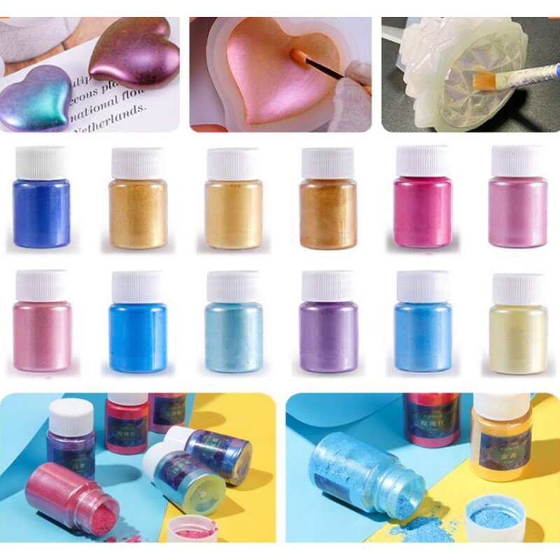 Mica Powder Set Manufacturer - 54 Colors Soap Making Cosmetic Resin Grade