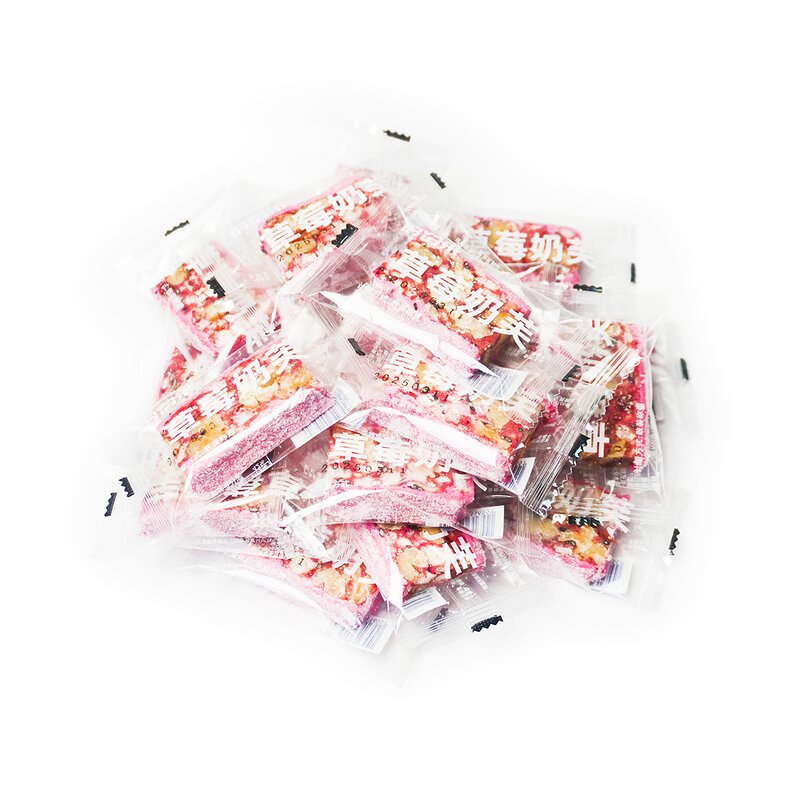 Strawberry Cotton Candy Gummy Factory - Factory Direct Custom Nut Shape